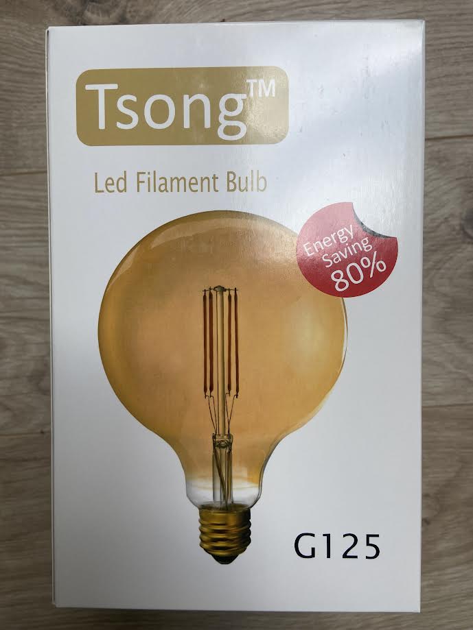 LAMP E27 4W 2200K G125 per 3 stuks koopje