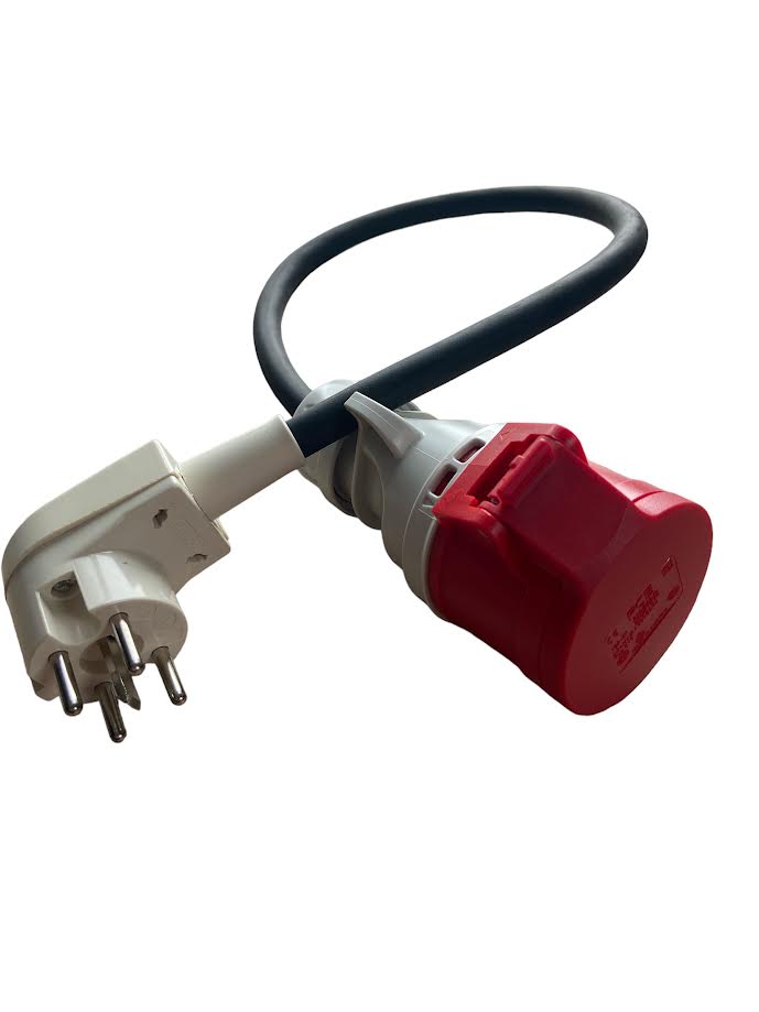 Perilex 16A-5p-stekker/ CEE-5p-16A vrouw - Krachtstroom verloop kabel PROLEDPARTNERS®