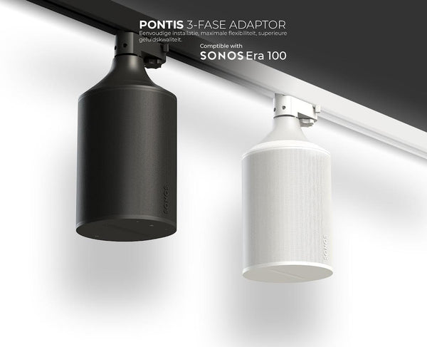 SONOS Era 100  3 Fase Audio Adapter  ACTIE WIT of ZWART