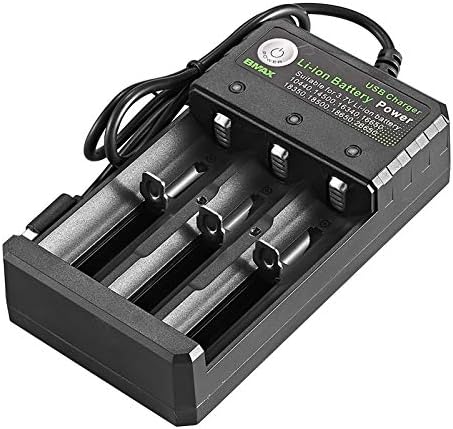 Proledpartners pro lithiumbatterijlader Drie slots USB-oplader Oplaadbare batterij Onafhankelijk opladen Kleur: zwart ACTIE INCL. BTW €14.50