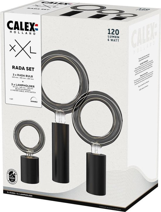 Calex Rada Combi 3 set Range Extension Titanium