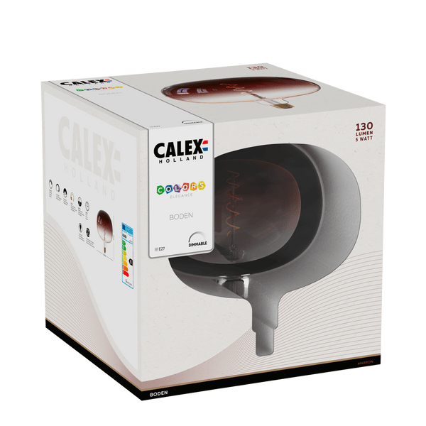 Calex Boden Marron LED Lamp - E27 - 5W - Dimbaar