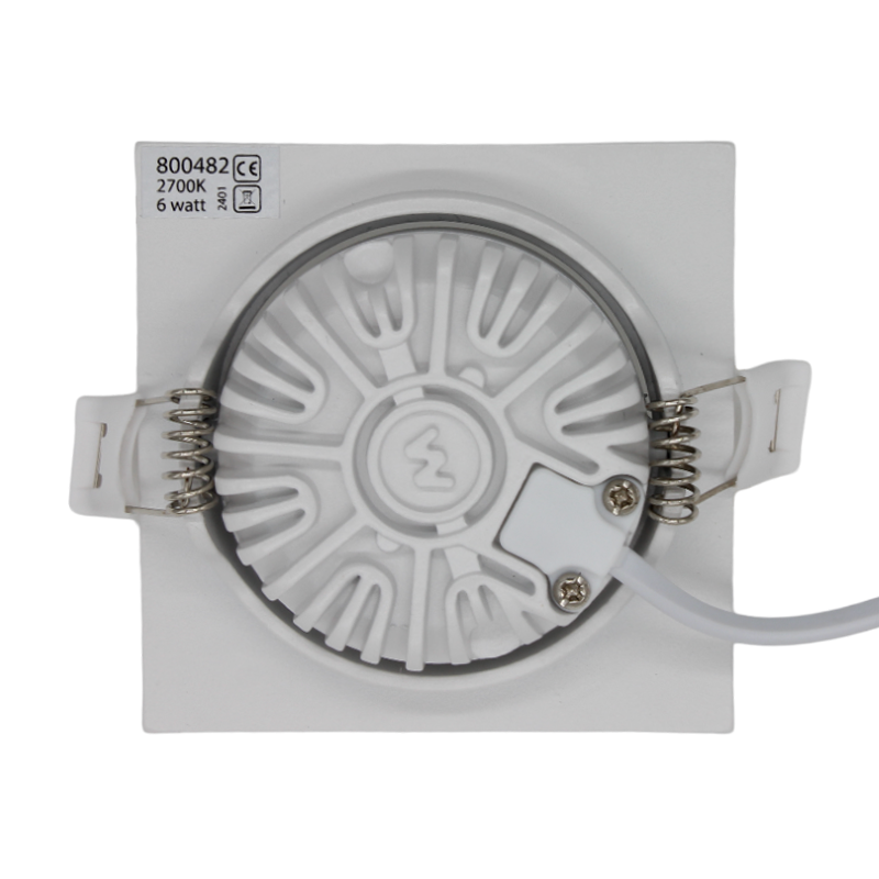 LED Inbouwspot Inbouwdiepte 26mm  6W DIM WIT Ø75-81mm 2700K Proledpartners®