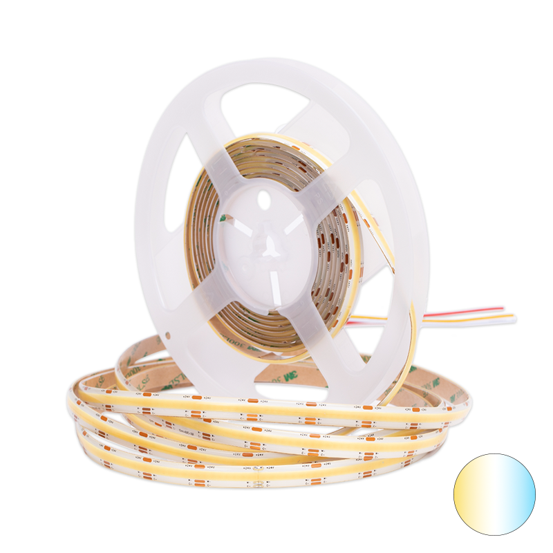 PROLEDPARTNERS COB LED strip 24V IP65 5M 14W/M CCT