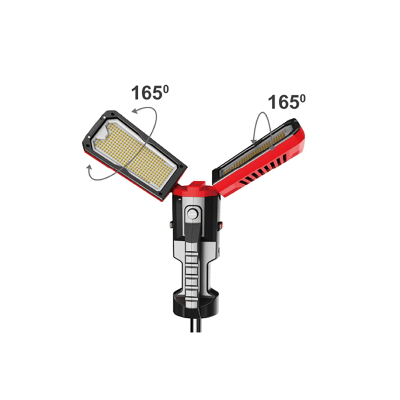 Proledpartners Krachtige en Verstelbare LED Werklamp op Statief voor Professioneel Gebruik.  2x50W  CCT SWITCH.