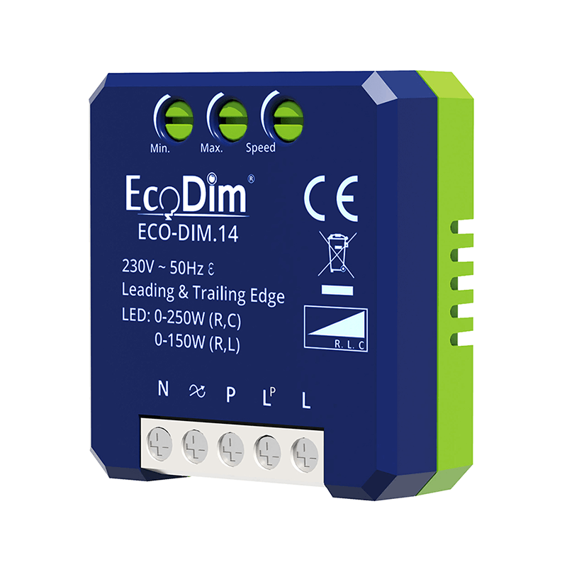 led dimmer inbouwmodule  0-250W (RLC) ECO-DIM.14