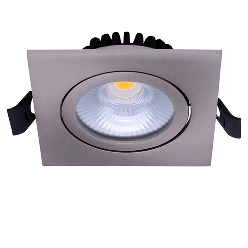 LED INBOUWSPOT  SLIM-FIT  6W  DIM  ZILVER  2700K.