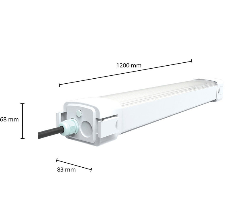 Professionele  LED TRI-PROOF  DIMMABLE  Proledpartners ACTEA 120CM  40W