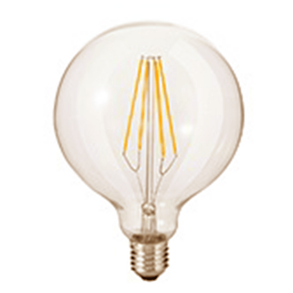 E27 Bol lamp - Dim baar -Amber 6 Watt