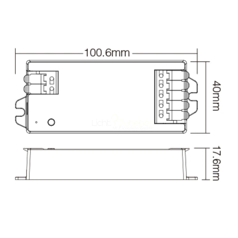 MiBoxer LED controller 2,4GHz 2 in1 enkele kleur dubbel wit 12 24V-bediening E2-RF