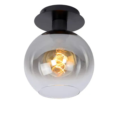 Lucide plafondlamp Marius zwart Ø20cm E27 €55.00 incl. btw