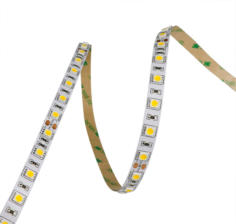 PROLEDPARTNERS® LEDSTRIP  IP65 24V  5050/60  5 METER  10MM 4000K