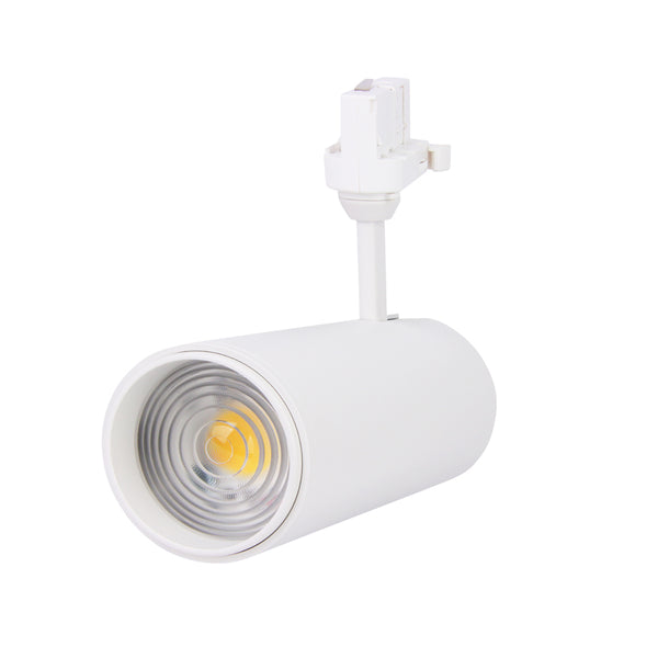 PROLEDPARTNERS  3-FASE RAILSPOT  10°-60° 30W WIT WHITE SWITCH