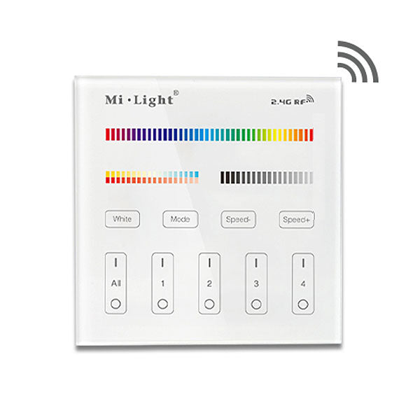 MI-LIGHT 4-Zone RGB/CCT Touch Panel PL-ST-B400