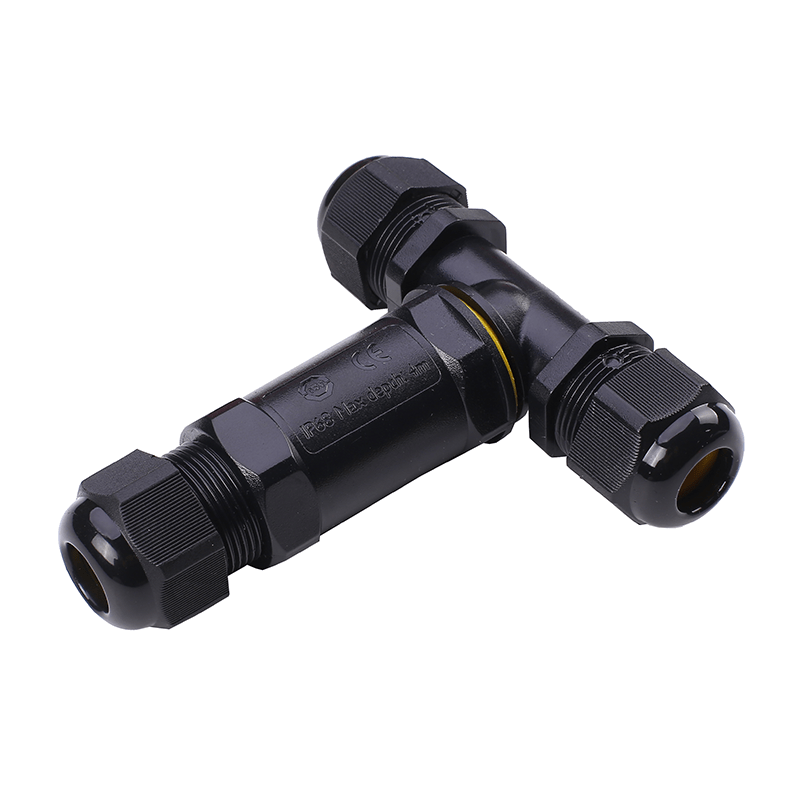 5 PIN WATERPROOF T-CONNECTOR IP68 8-12MM Proledpartners