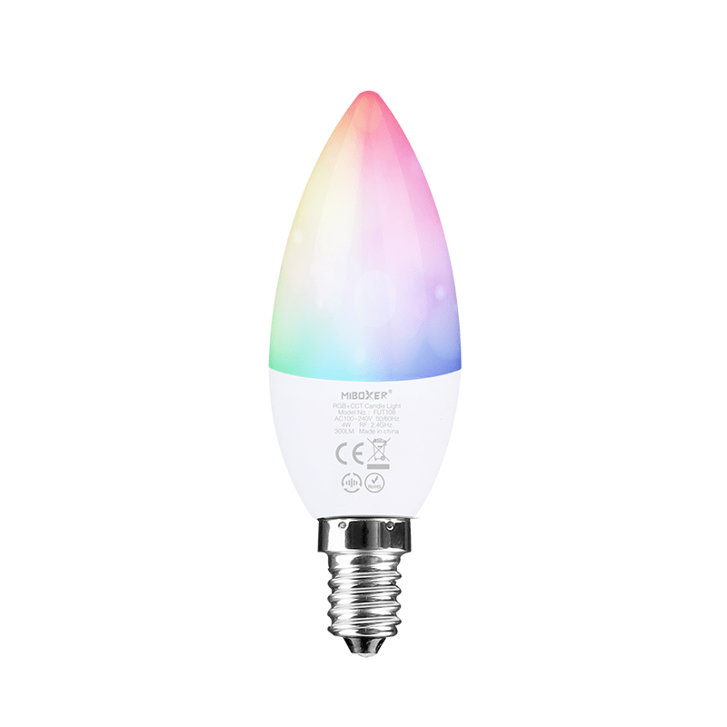 MI-LIGHT E14 LED Lamp 4W RGB+CCT - Dimbaar, 50.000 Branduren  incl.  btw
