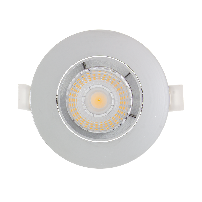 LED INBOUWSPOT  proledpartners SLIM FIT  Ø75  6W DIM  CHROOM 3000K