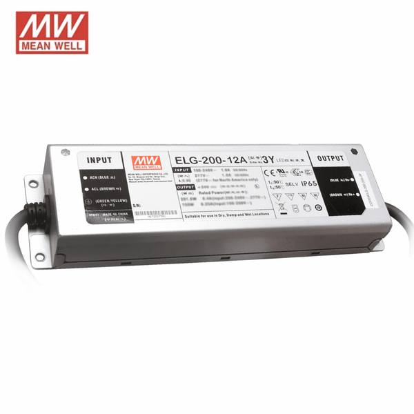 12V MEANWELL DRIVER IP65 200W   €54.25 incl btw