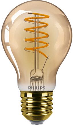 Philips gold Classic LEDbulb / peer 4W (25W) dimbaar 250lm  €12.50 incl